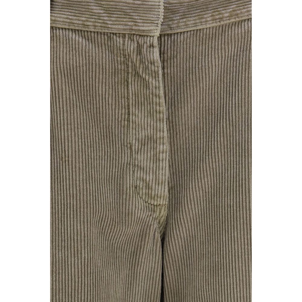 The Row Gray Cotton Casual Pants