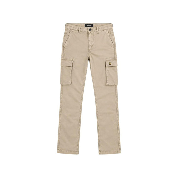 Lyle & Scott Beige Cotton Cargo Pants