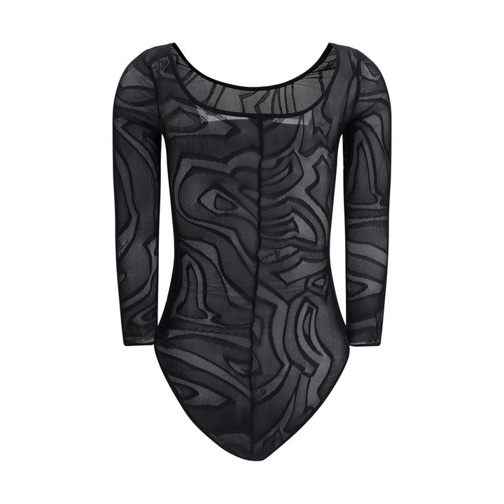 Emilio Pucci Black Polyamide Bodysuit