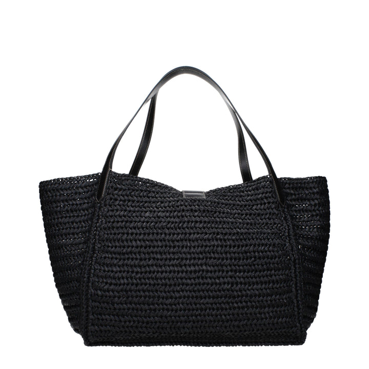 Tom Ford Black Raffia Shoulder Bag