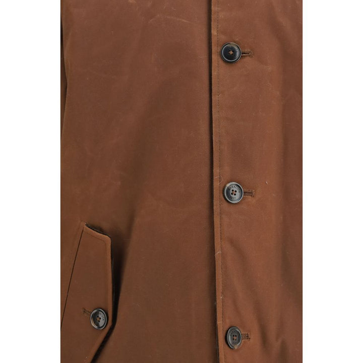 Baracuta Brown Cotton Full-Length Jacket