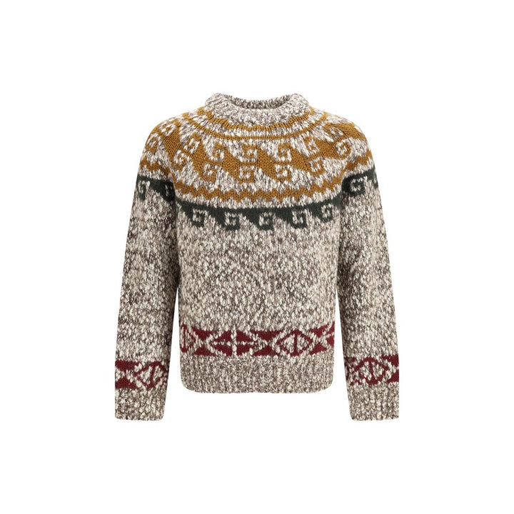 Moncler Grenoble Beige Wool Oves Aries Sweatshirt