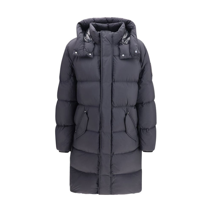 Moose Knuckles Black Nylon Coat