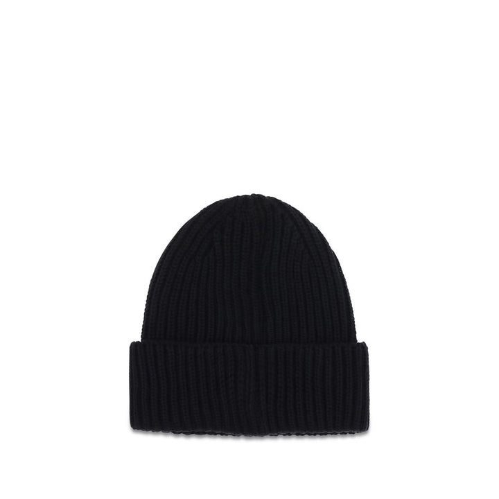 C.P. Company Black Wool Oves Aries Beanie