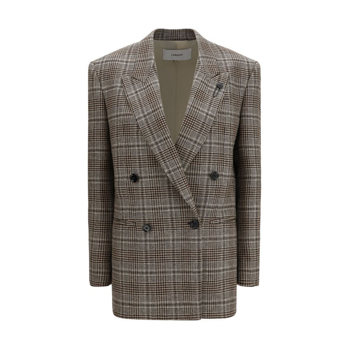 Lardini Beige Wool Oves Aries Blazer