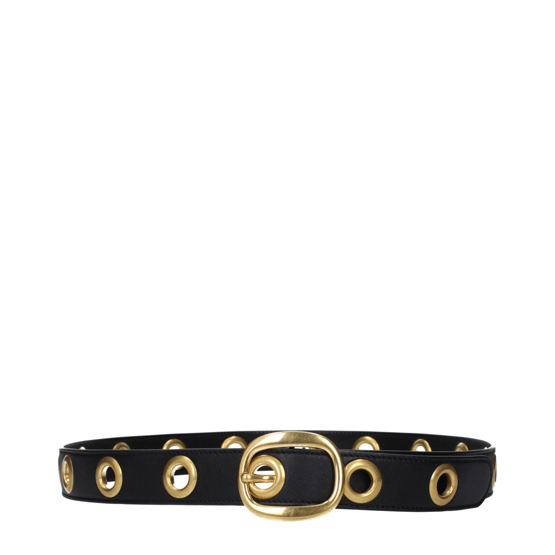 Tom Ford Black Leather Regular Belt
