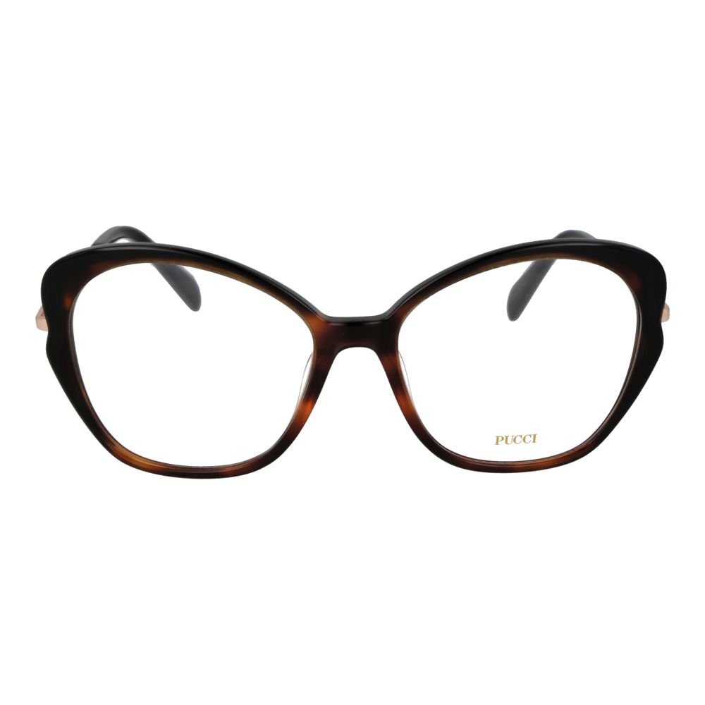 Emilio Pucci Brown Metal Glasses (Frames)