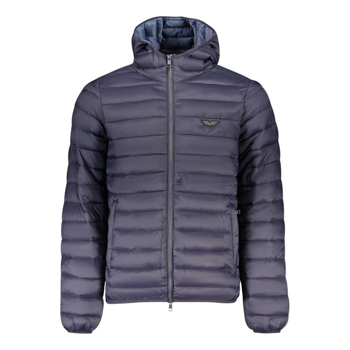 Armata Di Mare Blue Polyamide Full-Length Jacket
