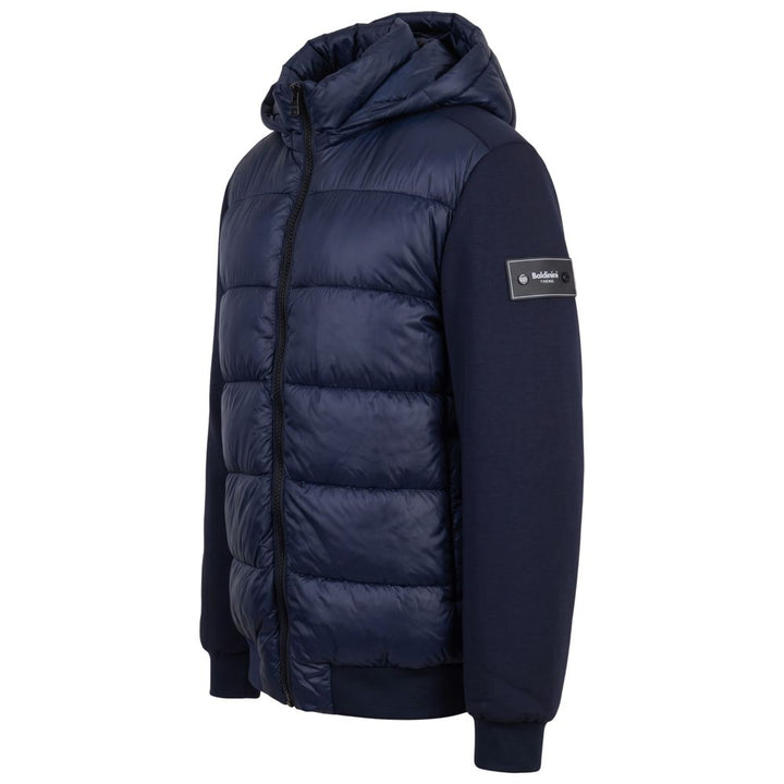 Baldinini Trend Blue Polyester Men Jacket