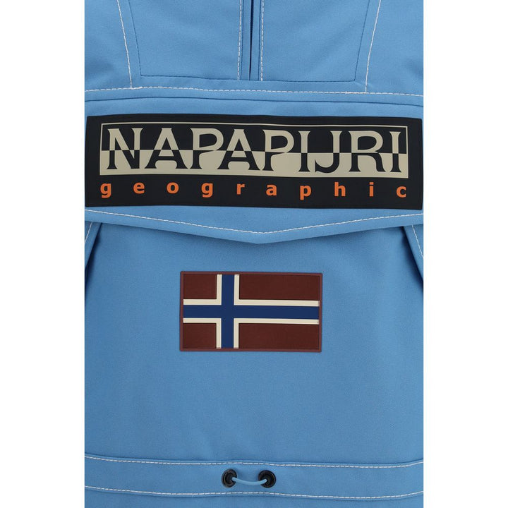 Napapijri Blue Polyamide Shell Jacket