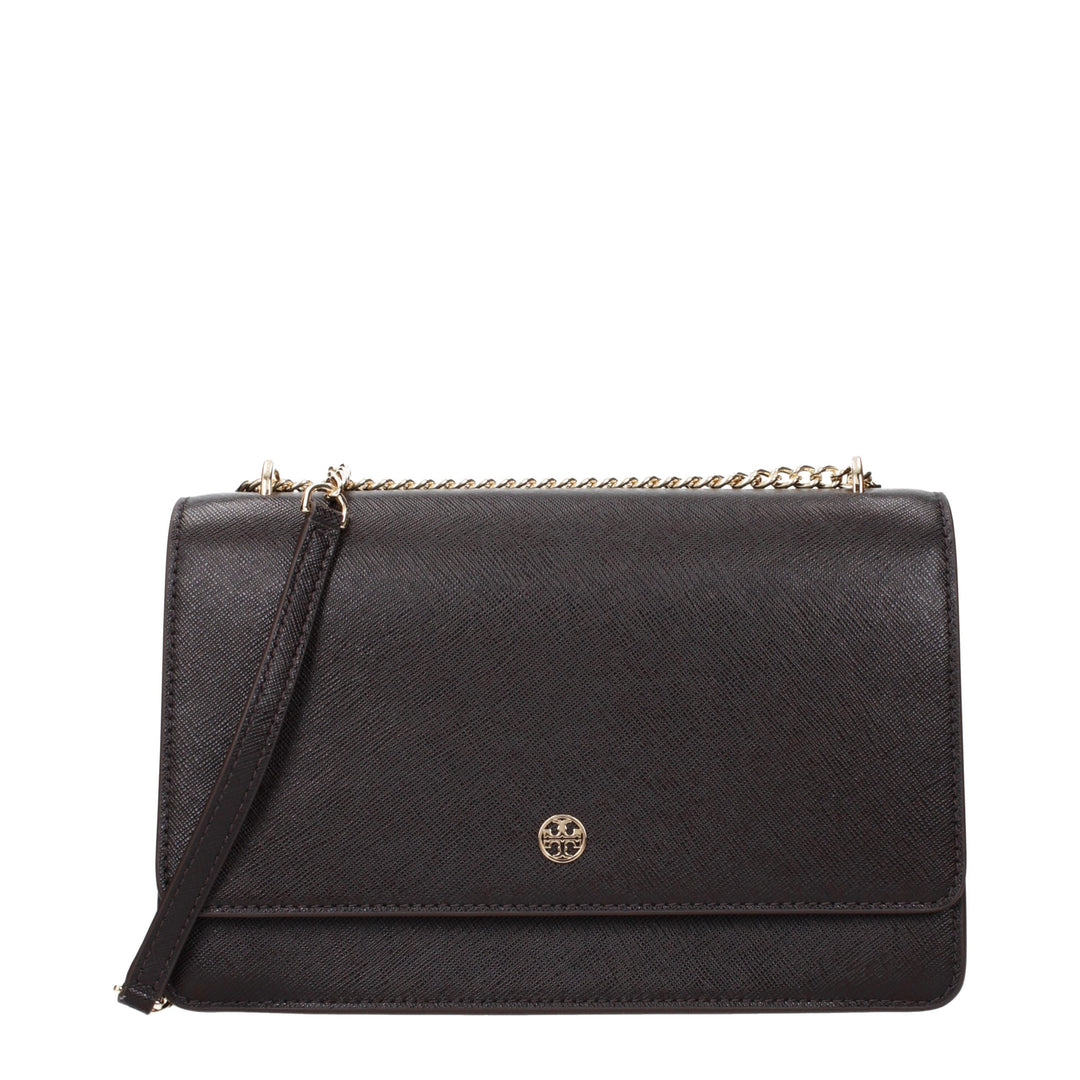 Tory Burch Brown Leather Crossbody Bag