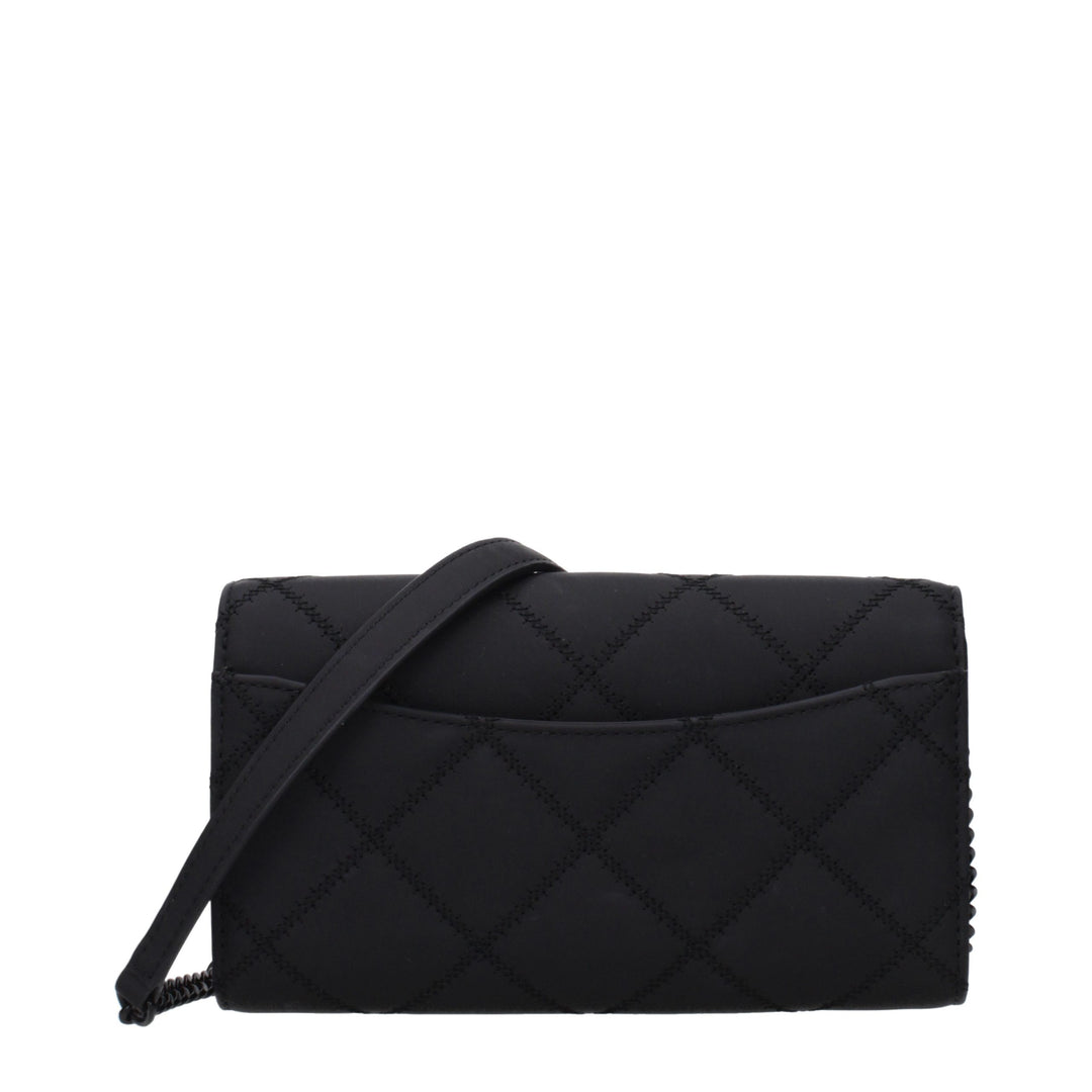 Tory Burch Black Leather Clutch Bag