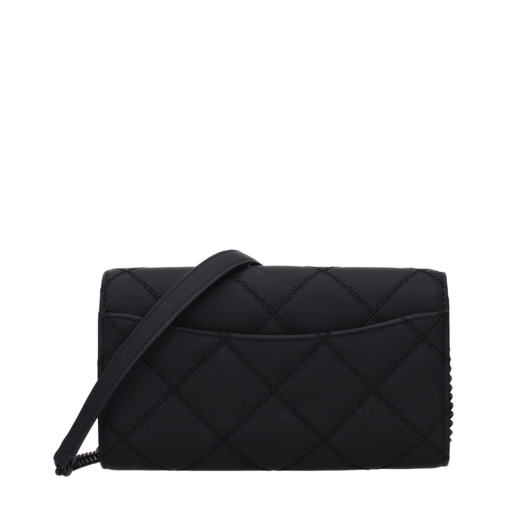 Tory Burch Black Leather Clutch Bag