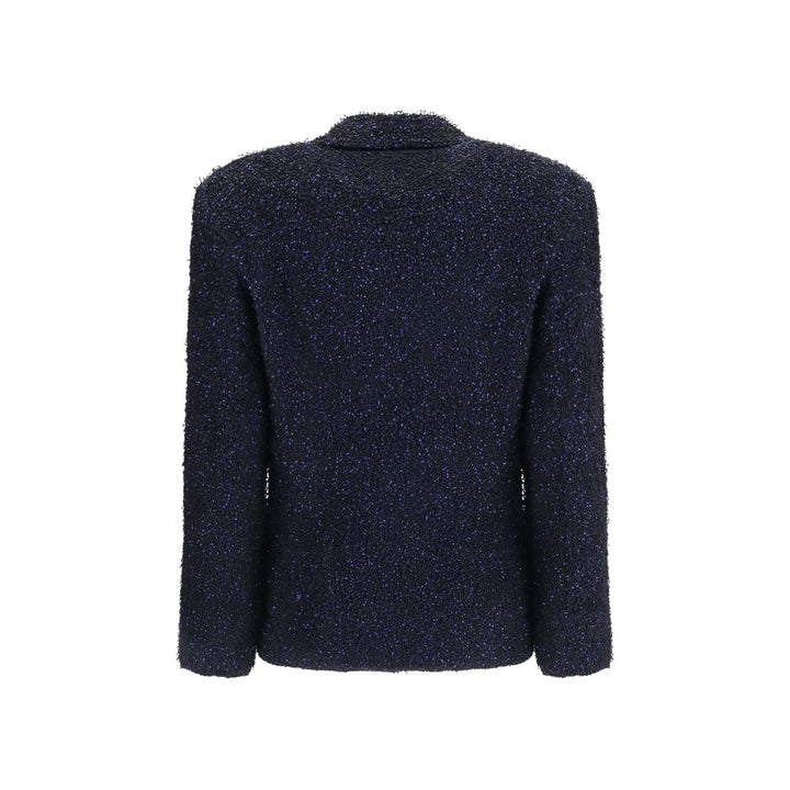 Giorgio Armani Blue Polyamide Blazer