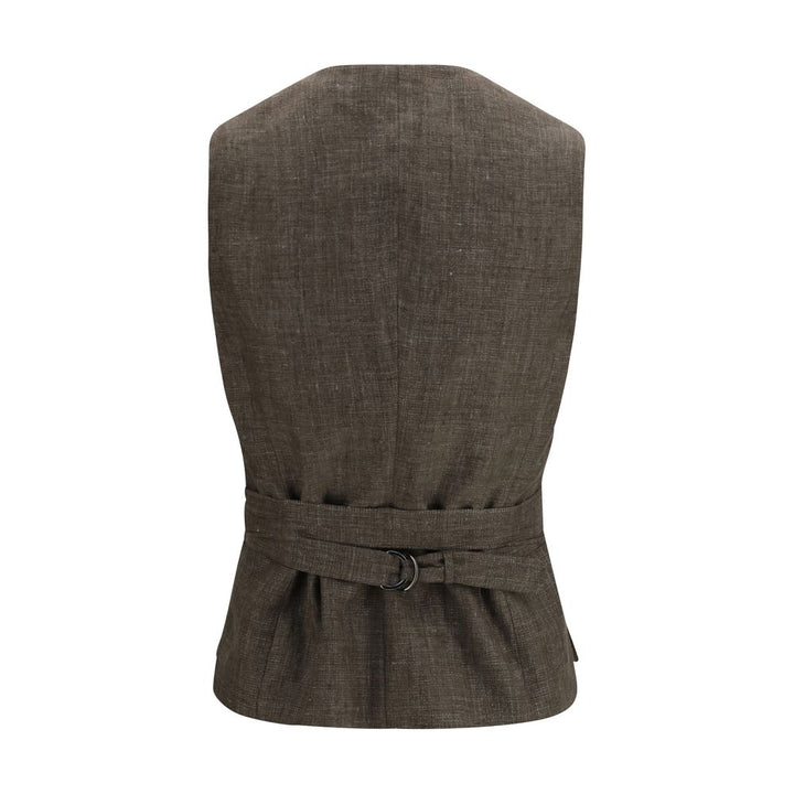 Brunello Cucinelli Brown Linen Blazer
