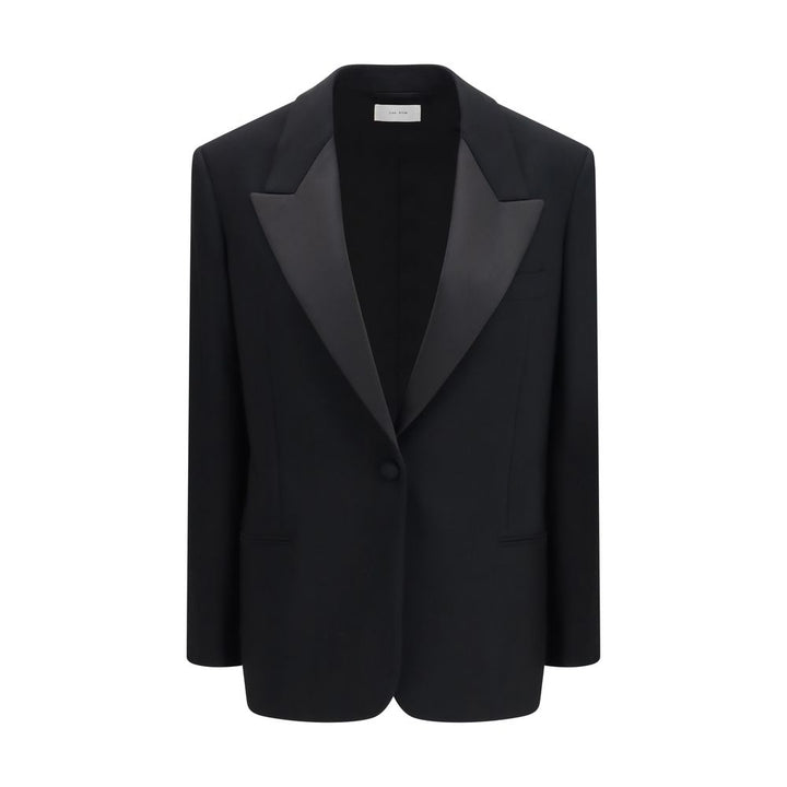 The Row Black Wool Oves Aries Blazer