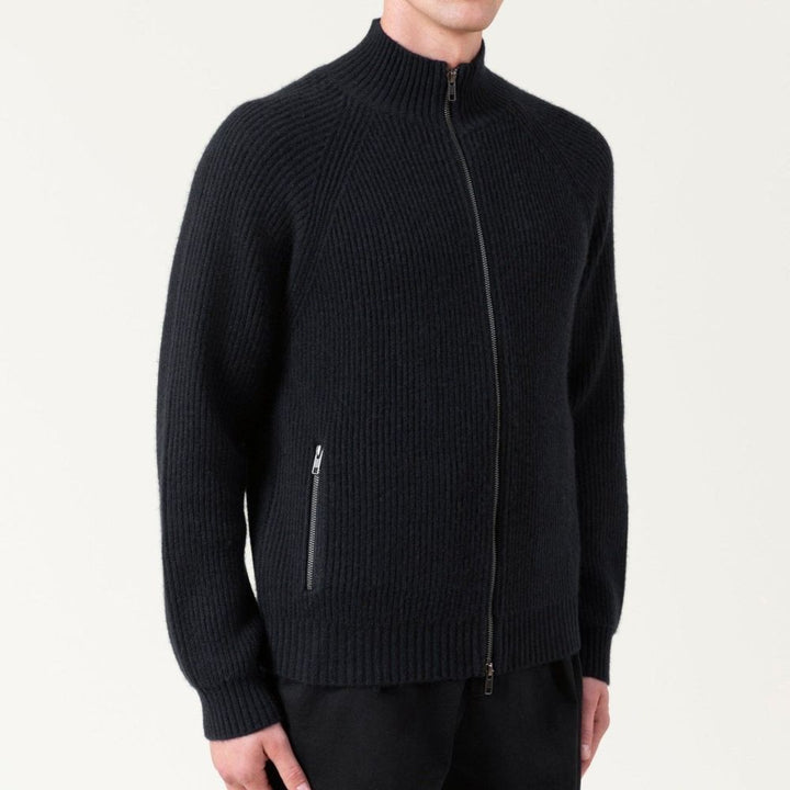 Autore Black Wool Cardigan