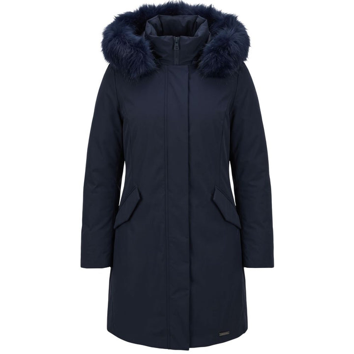 Baldinini Trend Blue Nylon Women Jacket