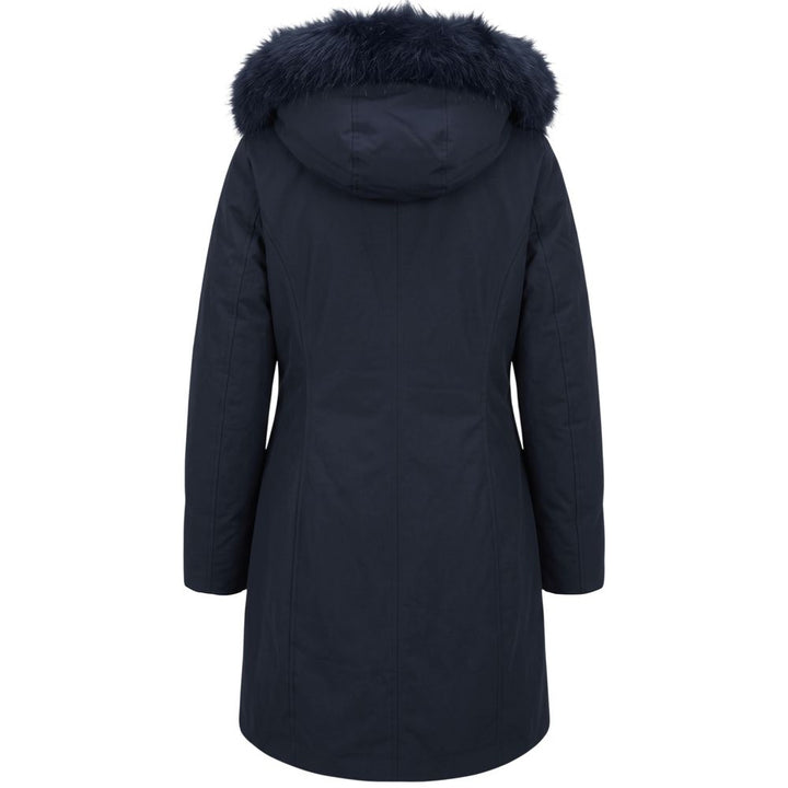 Baldinini Trend Blue Nylon Women Jacket