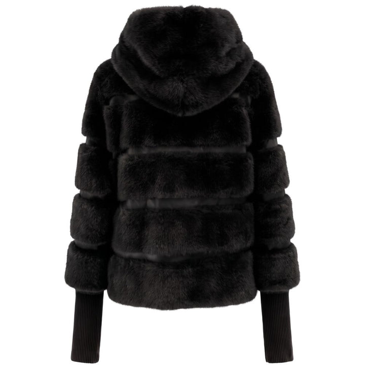 Baldinini Trend Black Polyester Women Jacket