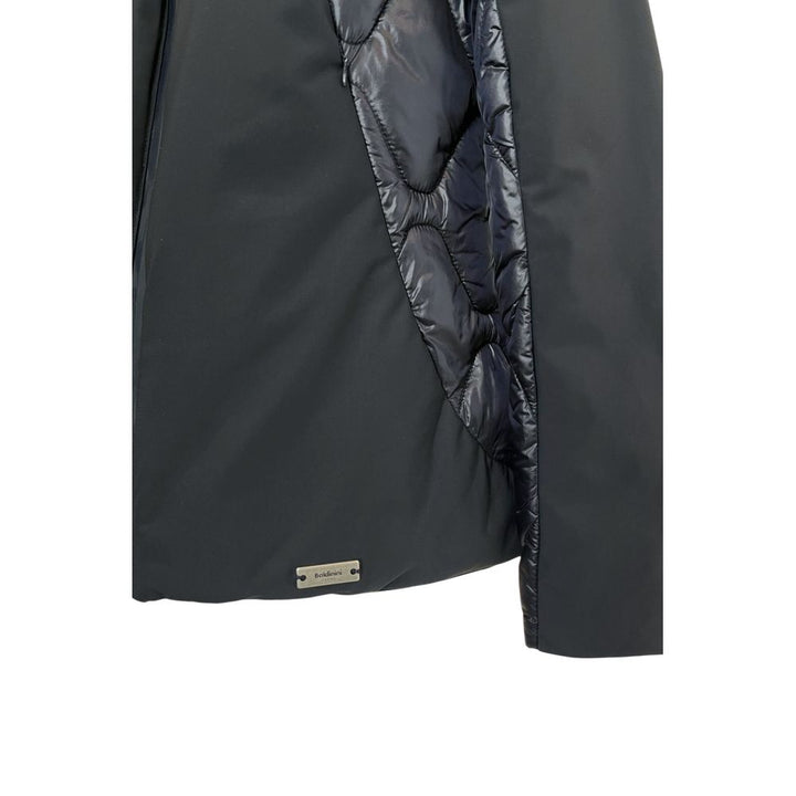 Baldinini Trend Blue Nylon Women Jacket