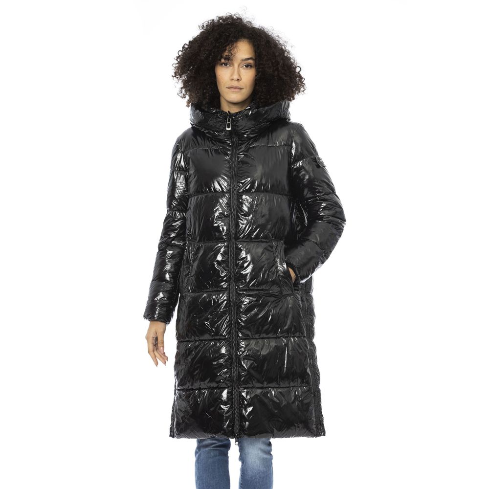 Baldinini Trend Black Nylon Women Jacket
