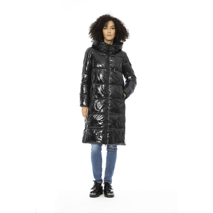 Baldinini Trend Black Nylon Women Jacket
