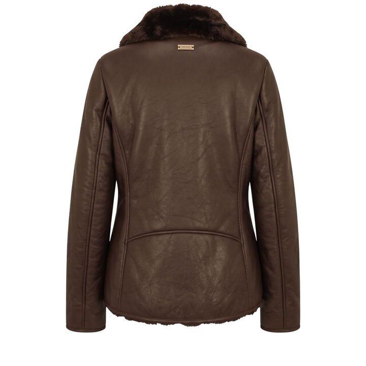 Baldinini Trend Brown Polyester Women Jacket