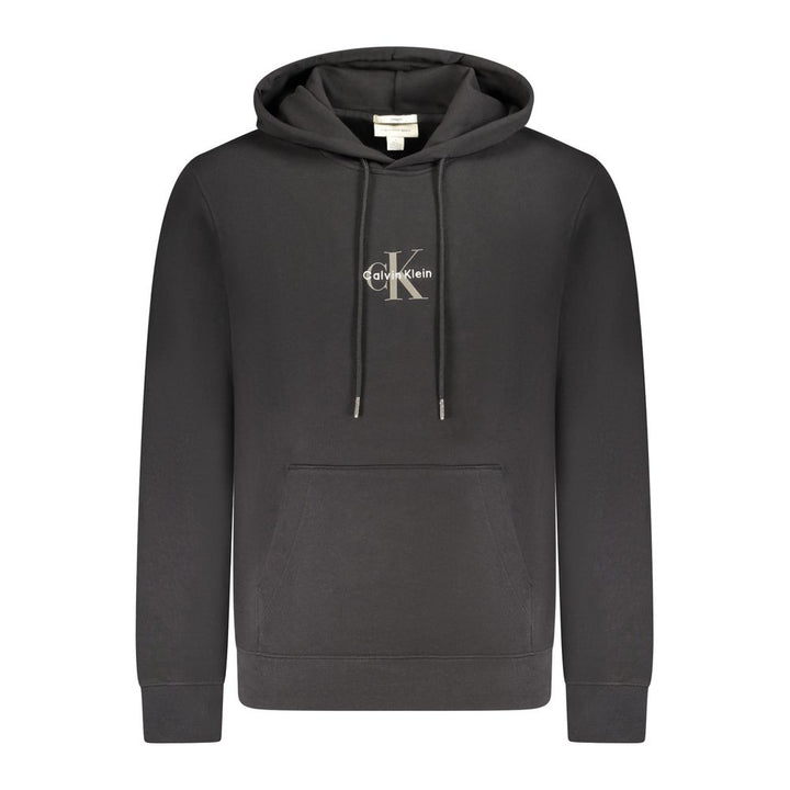 Calvin Klein Black Cotton Menswear Hoodie