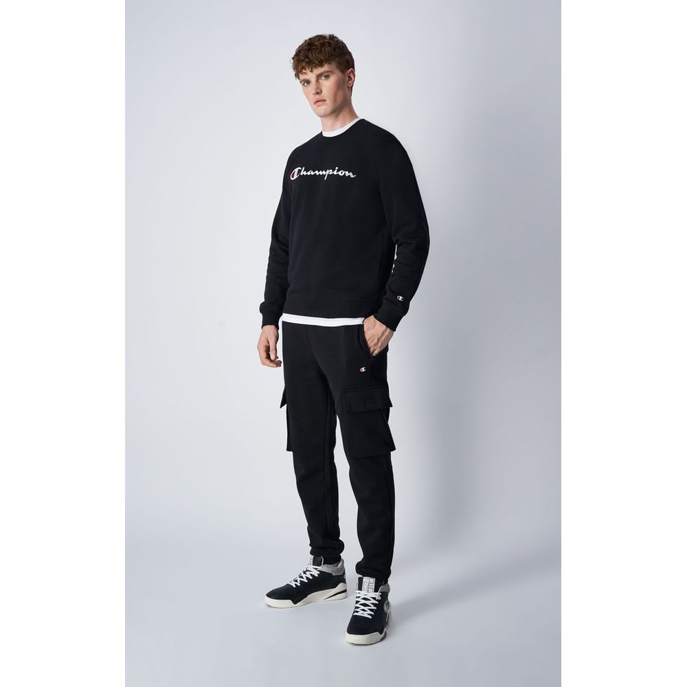 Champion Black Cotton Joggers (Workout Pants)