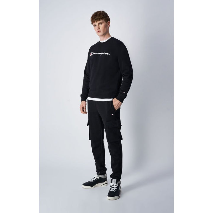 Champion Black Cotton Joggers (Workout Pants)