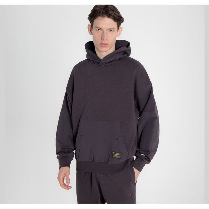 Champion Black Cotton Sweatshirt