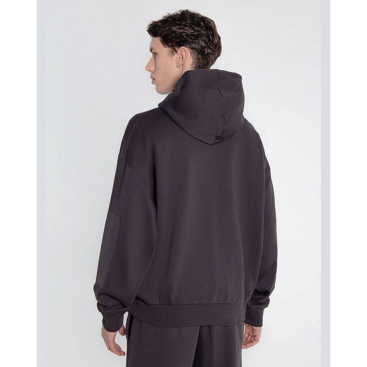 Champion Black Cotton Sweatshirt