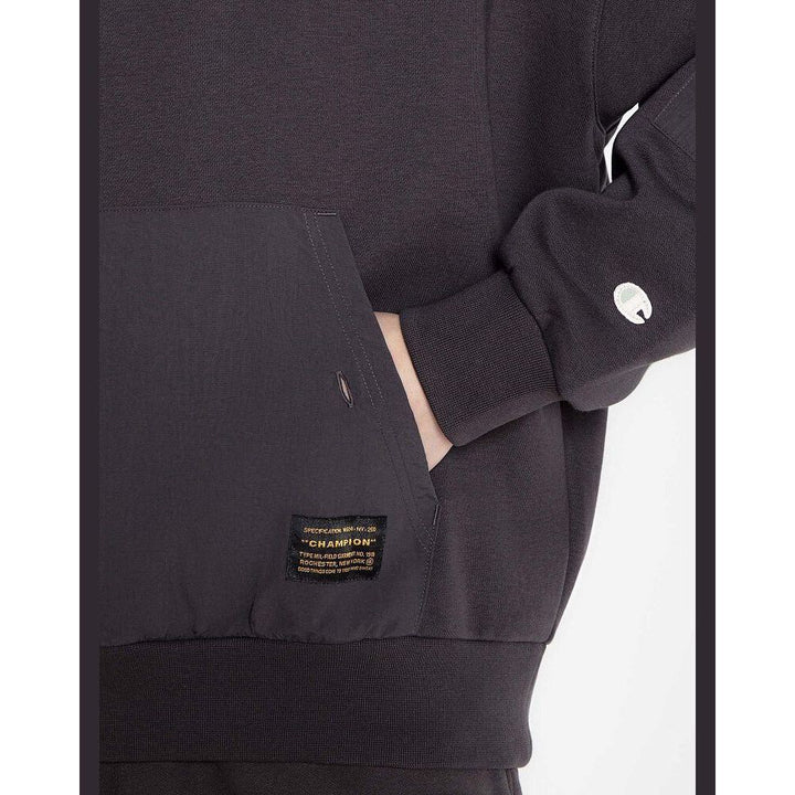 Champion Black Cotton Sweatshirt