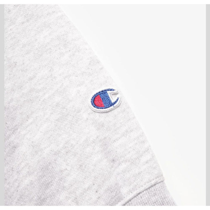 Champion White Cotton Sweatshirt