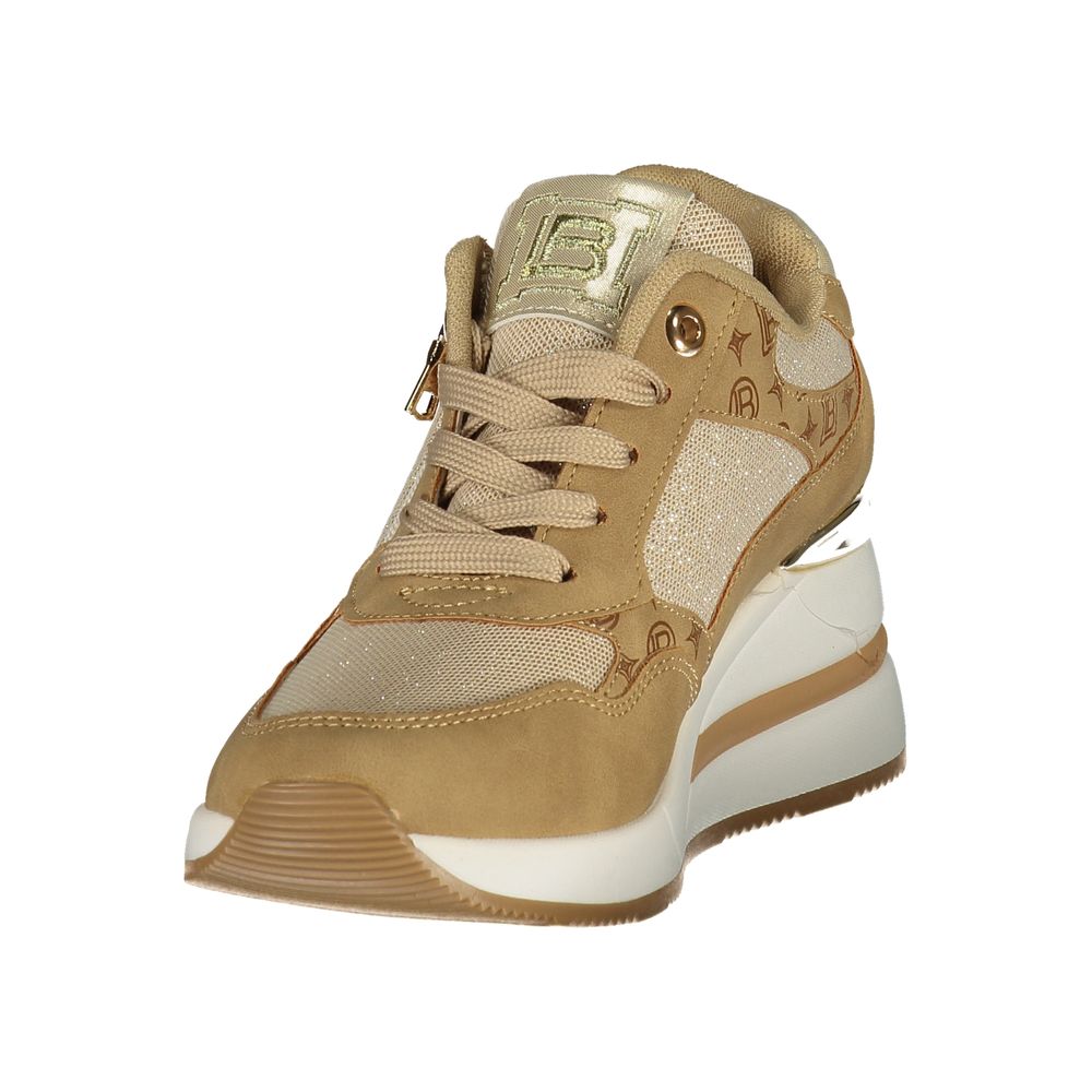 Laura Biagiotti Beige Polyurethane Women's Sneaker