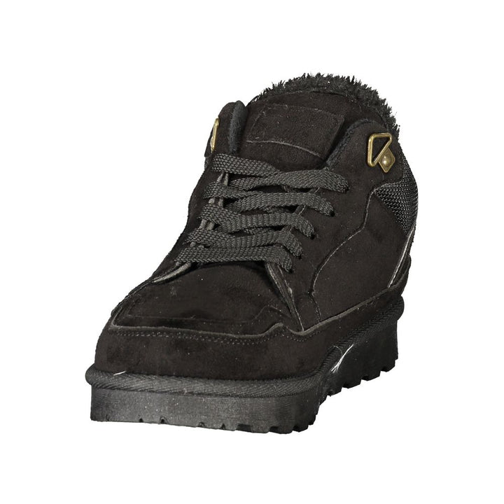 Laura Biagiotti Black Polyurethane Women's Sneaker