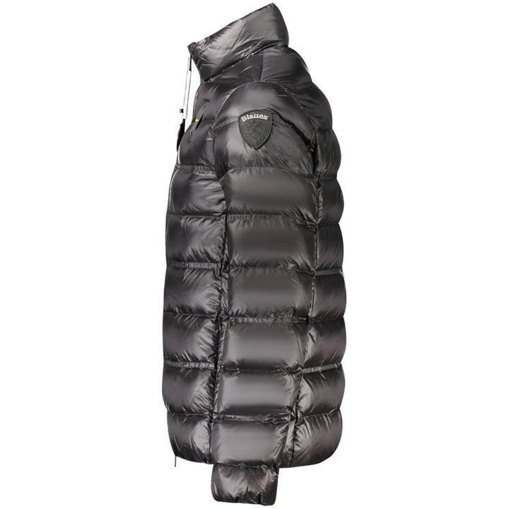 Blauer Black Polyamide Men's Jacket