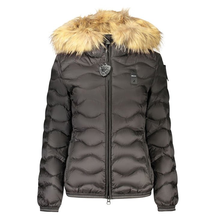 Blauer Black Polyamide Women's Jacket