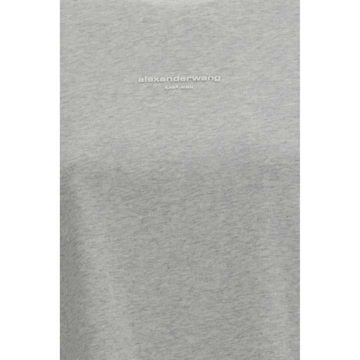 Alexander Wang Gray Cotton T-Shirt