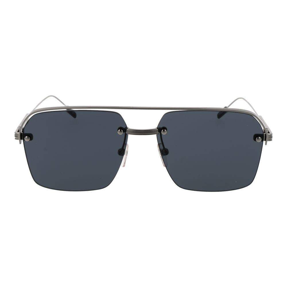 Ermenegildo Zegna Silver Metal Sunglasses