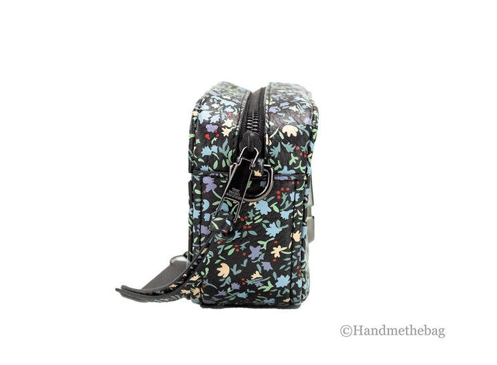 Marc Jacobs The Mini Floral Snapshot Printed Leather Crossbody Bag Purse