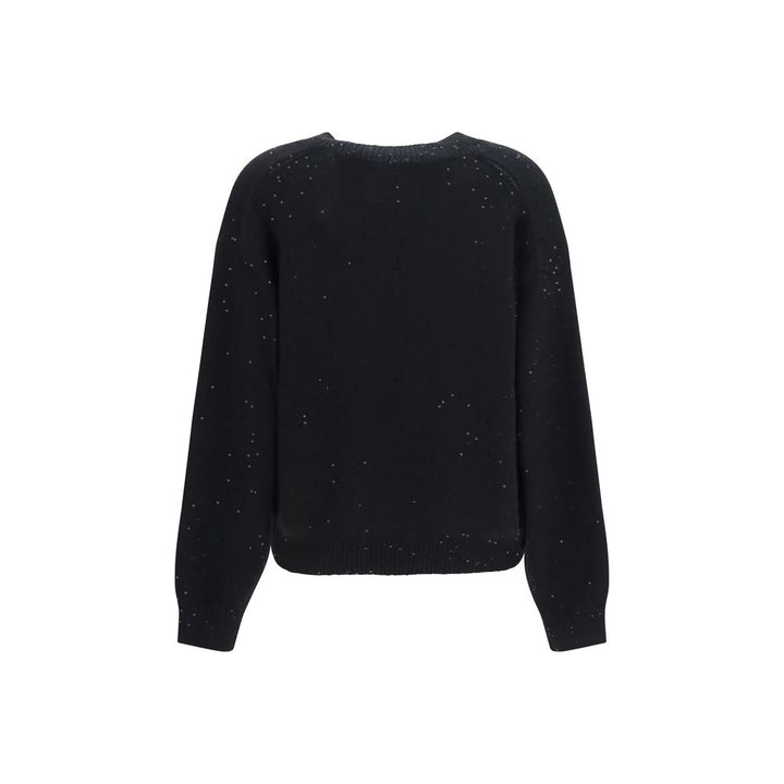 Brunello Cucinelli Black Cashmere Sweater