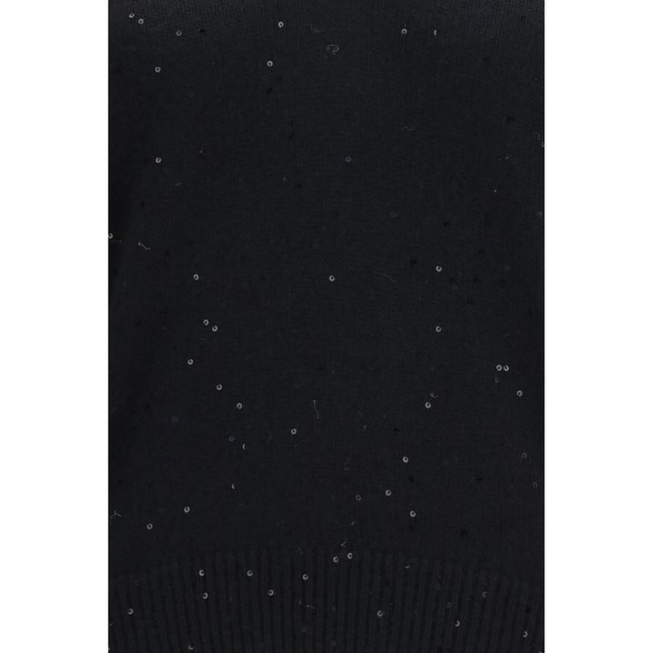 Brunello Cucinelli Black Cashmere Sweater