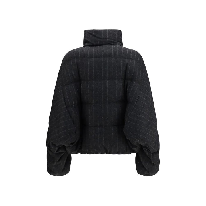 Brunello Cucinelli Gray Wool Oves Aries Full-Length Jacket