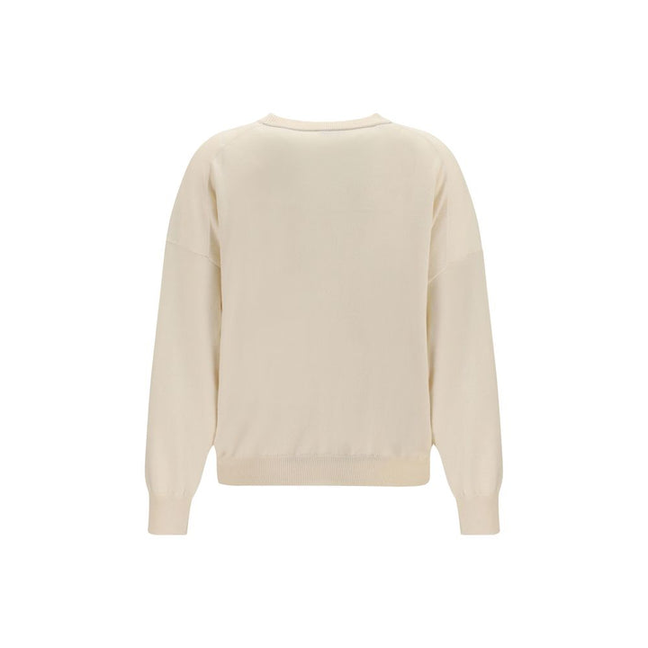 Brunello Cucinelli Beige Cashmere Sweater