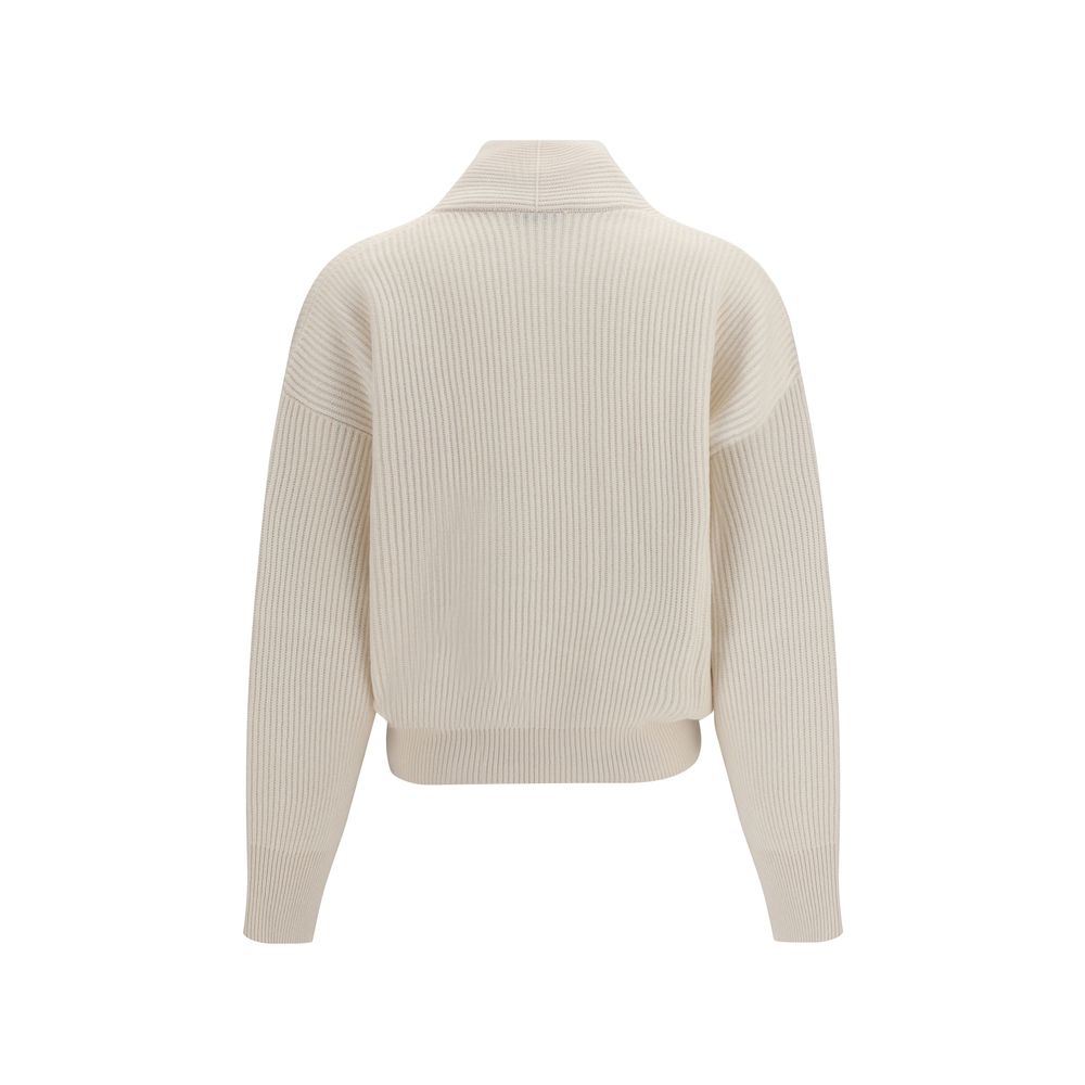 Brunello Cucinelli Beige Cashmere Cardigan