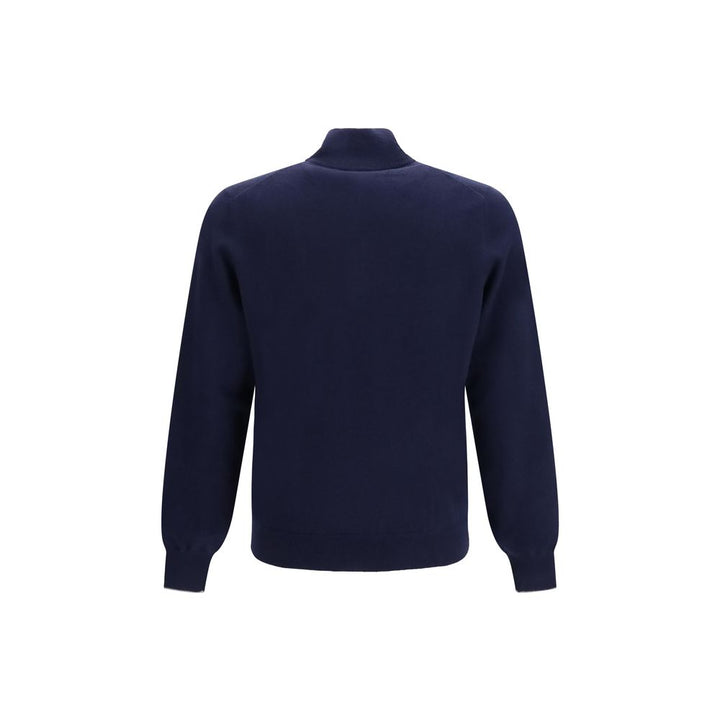 Brunello Cucinelli Blue Cashmere Sweater