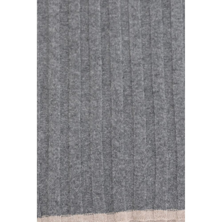 Brunello Cucinelli Gray Cashmere Scarf