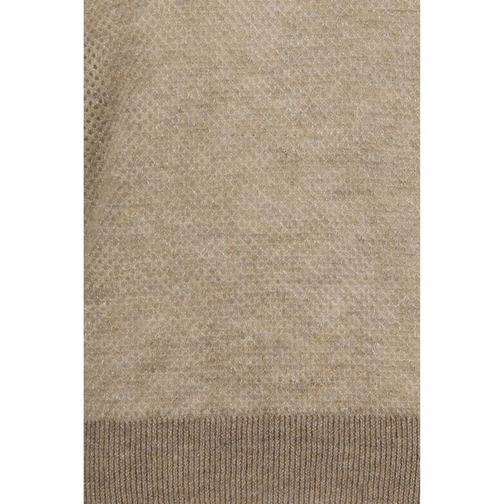 Brunello Cucinelli Beige Mohair Sweatshirt